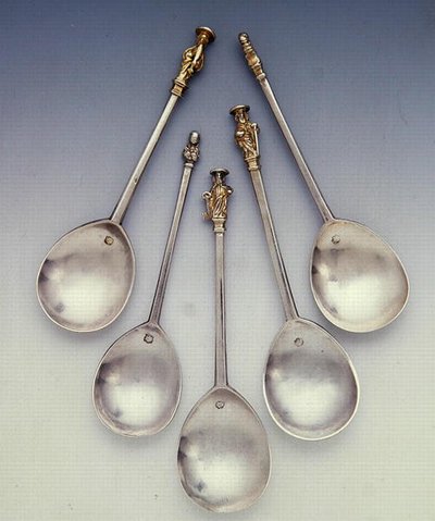 Apostle spoons by English School